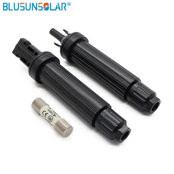 

1 Pair Male and Female1500V DC New Waterproof PV Solar In Line Fuse Connector Hoder Overcurent Protection with 15Amp Fuse