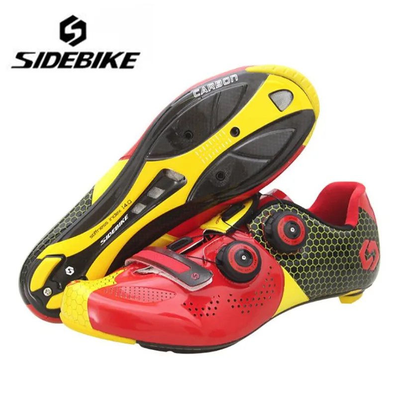 Sidebike/велосипедная обувь; Дорожный комплект с педалью; Sapatilha Ciclismo; мужские кроссовки из углеродного волокна; самоблокирующиеся велосипедные кроссовки; кроссовки