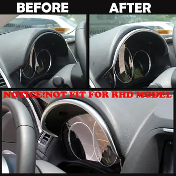 

Durable Chrome Instrument Decor Waterproof No-rust Chrome Instrument Fit
