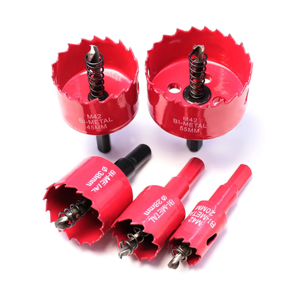 

NEW 80-200mm Bi-Metal Wood Hole Saws Drill Bit HSS Steel M42 Hole Saw Wood Kit Opener for Plank Wood/Aluminum Iron Pipe