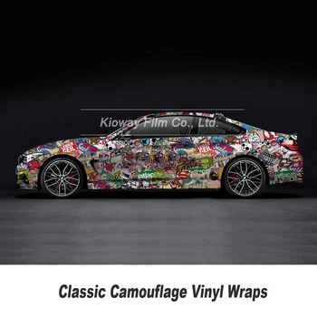 

CARTOON GRAFFITI CAR STICKER BOMB WRAP SHEET DECAL VINYL DIY CAR BOMB VINYL FILM 5m/10m/18m