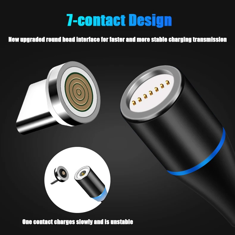 Магнитный usb-кабель для быстрой зарядки USB type C кабель магнитное зарядное устройство для зарядки данных Micro usb кабель мобильного телефона кабель USB шнур