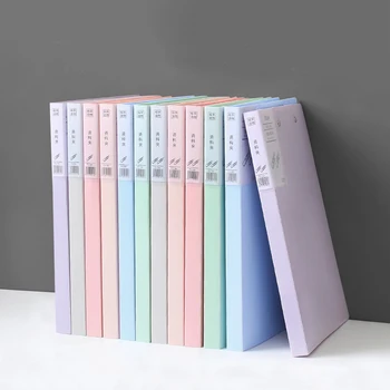 

New A4 Morandi Strong clip creativity Office data box File filing Office stationery Large capacity portfolio Office stationery