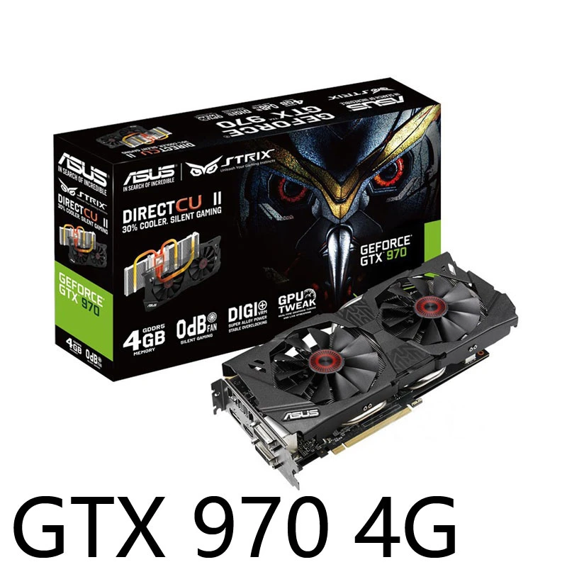 Video card gtx 970 4G GDDR5 graphic card graphics cards for pc Gaming video card Graphic cards for pc video card for pc