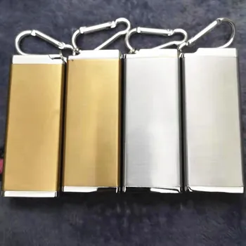 

Metal Mini Ashtray 8 Cigarette Packs Zinc Alloy Outdoor Car Cigarette Packs For Tourism Cigarette Box