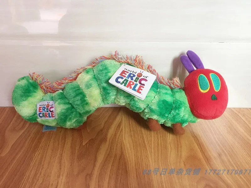 Аутентичный с 3 разными узорами Очень голодная гусеница Эрик Карл Sstuffed плюшевые