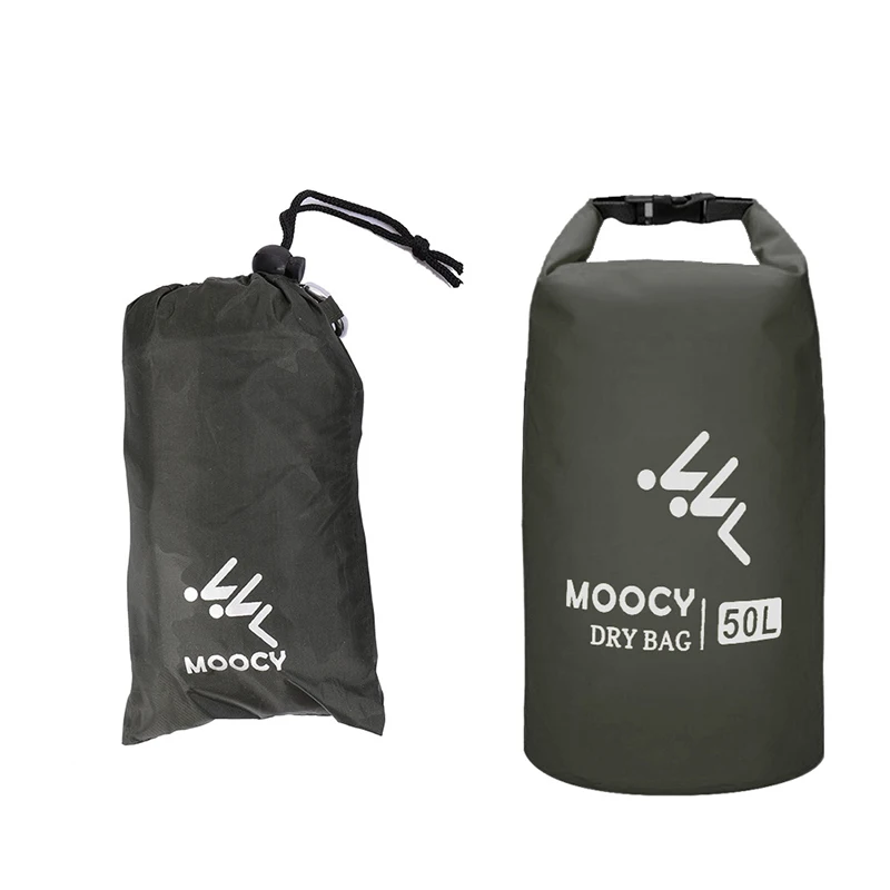 5/20/50L Outdoor Folding Bucket Dry Bag Sack Rucksack Pouch Drifting Swimming Beach PVC water bag