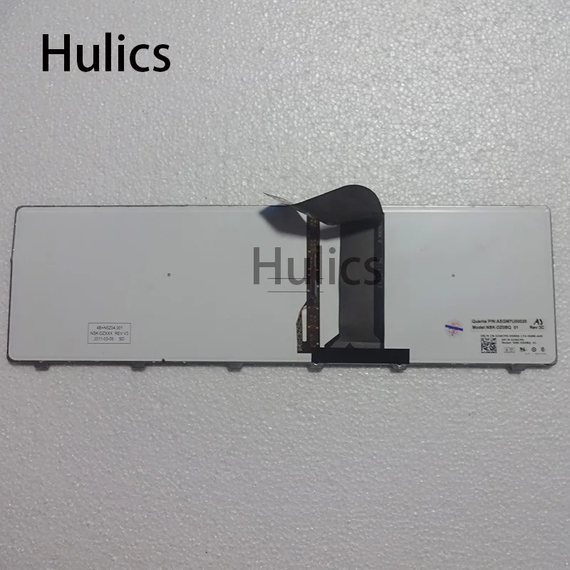 Hulics для Dell 17R N7110, 5720,7720, Vostro 3750 XPS 17 L702X 02WCP0 AEGM7U00020 US клавиатура 4B+ N5Z04.001 NSK-DZ0BQ