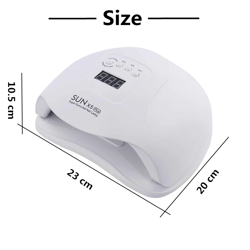 Лампа для маникюра УФ лампа отверждения гель ногтей с 36 светодиодами 54 Вт SUN X5 PLUS
