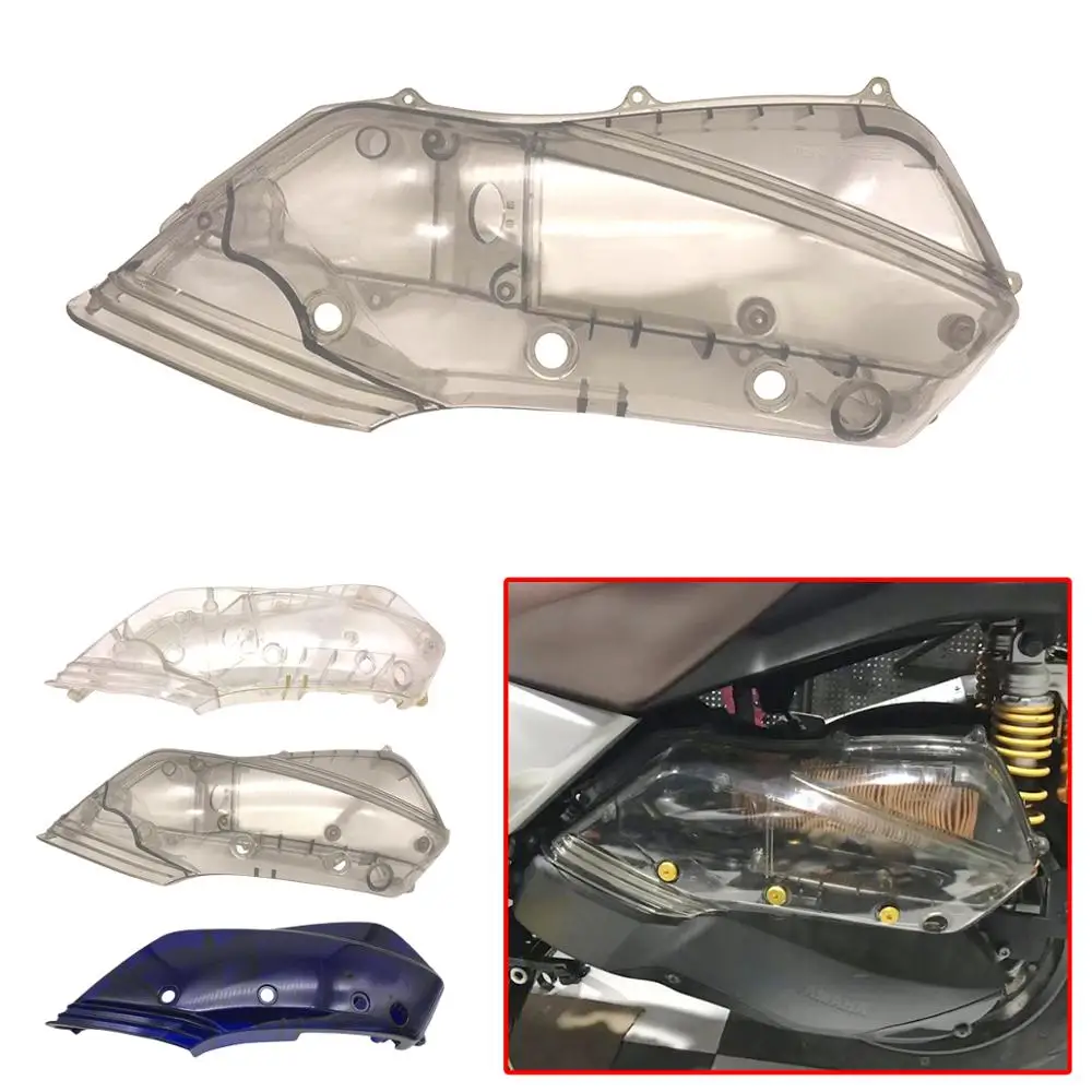 Крышка воздушного фильтра SEMSPEED X MAX300 для Yamaha XMAX 250 300 2017 2018 2019 2020 прозрачная синяя