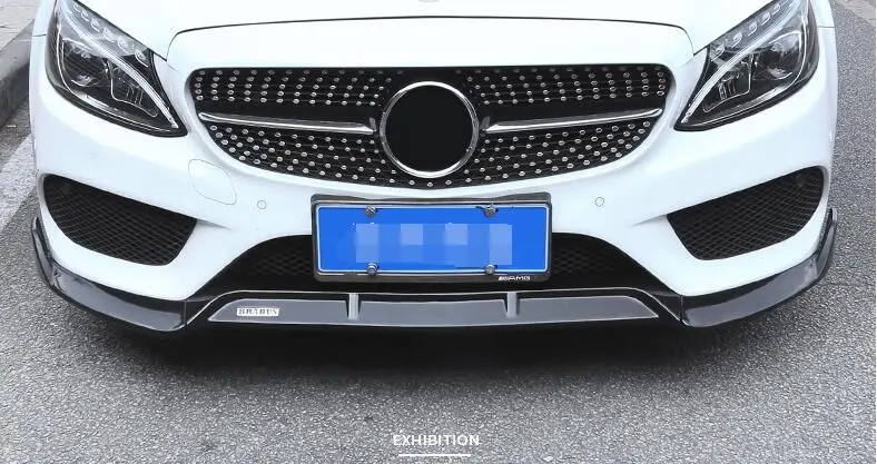 Передний бампер для Mercedes Benz W205 диффузор C Class C200 C180 задний спойлер|Обвесы| |