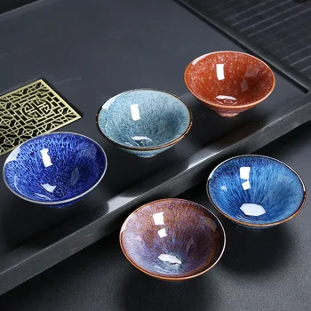 

China Tea Cup Kiln Change Ceramic Home Tea Cup Set Creative Ceramic Cup tea mug