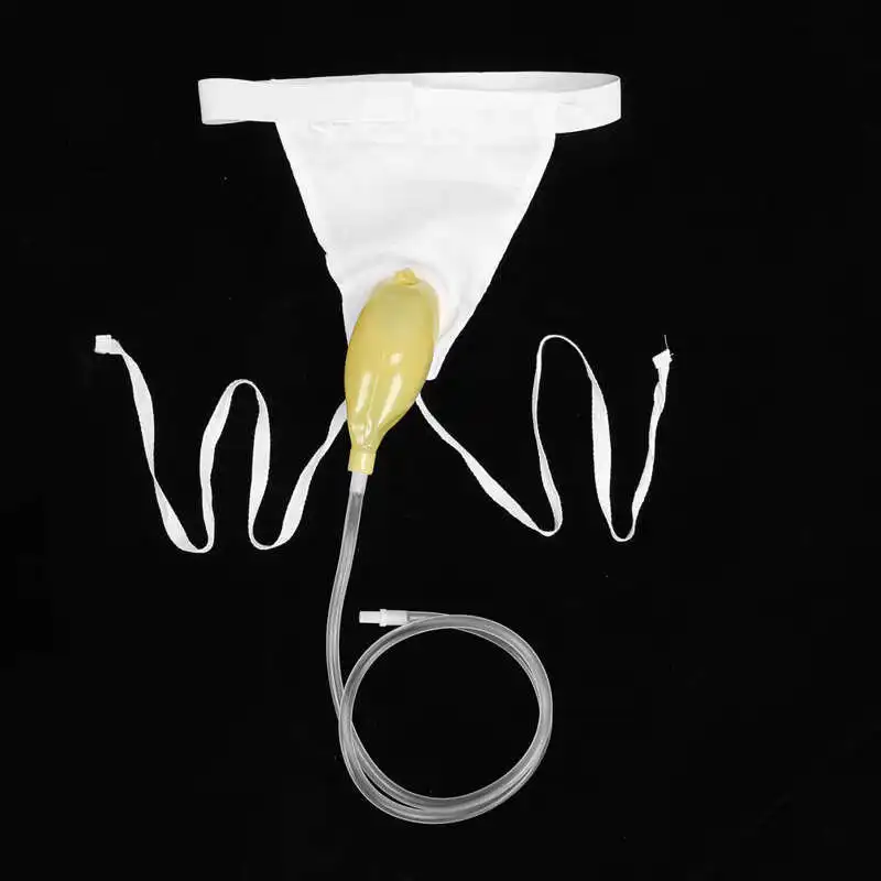 1000ml Urinary Incontinence Men Urinal Male Urination Catheter Device Funnel Urine Bag Elderly Bedridden Patient Elderly