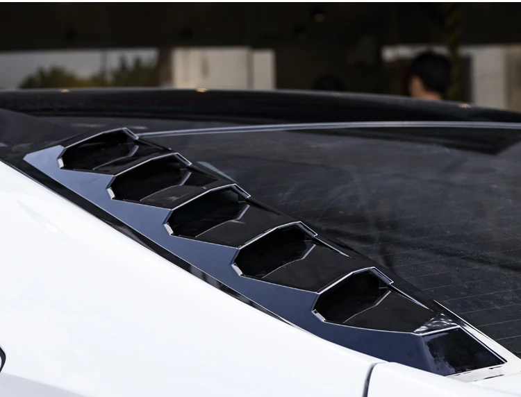 Для Honda Civic Седан сзади лобовое стекло спойлер жалюзи крышка отделка автомобиля Средства для укладки волос
