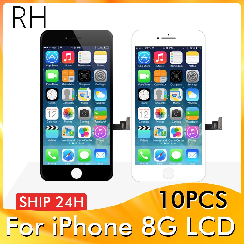 AAA++ LCD Display100= Touch Screen For iPhone 8 8G Replacement Screen With Digitizer Assembly For iPhone Repair Tools Gift|Mobile Phone LCD Screens| - AliExpress