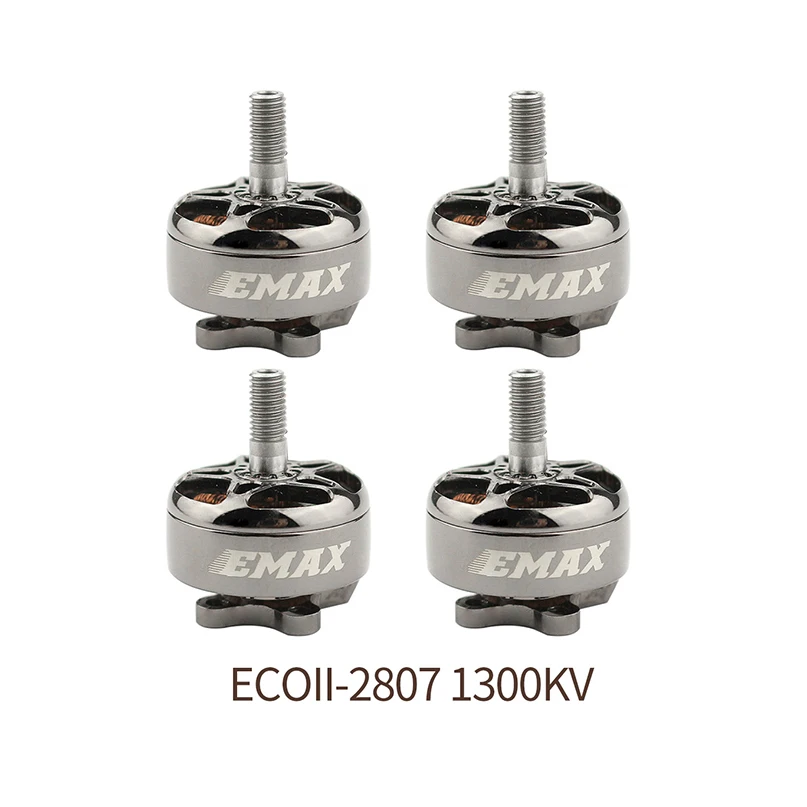 EMAX ECOII 2807 6S 1300KV 5S 1500KV 4S 1700KV 4 мм бесщеточный двигатель для DIY RC FPV гоночный