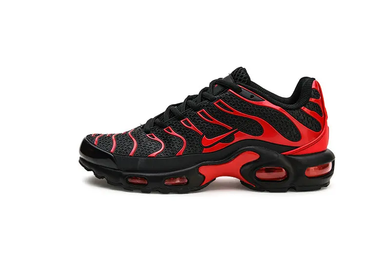 NIKE AIR MAX PLUS TN дышащая Спортивная обувь для мужчин на шнуровке на платформе из материала KPU для тенниса 40-45