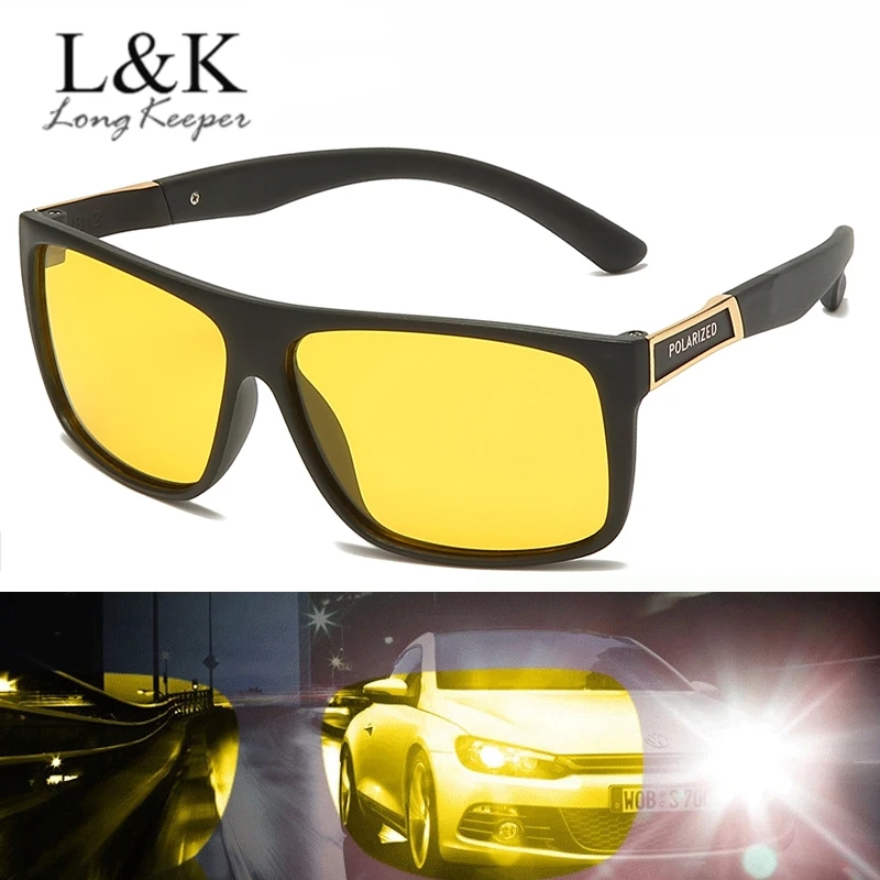 100% Eyewear Car Driver UV Protection Goggles Polarized Night Vision Sunglasses 