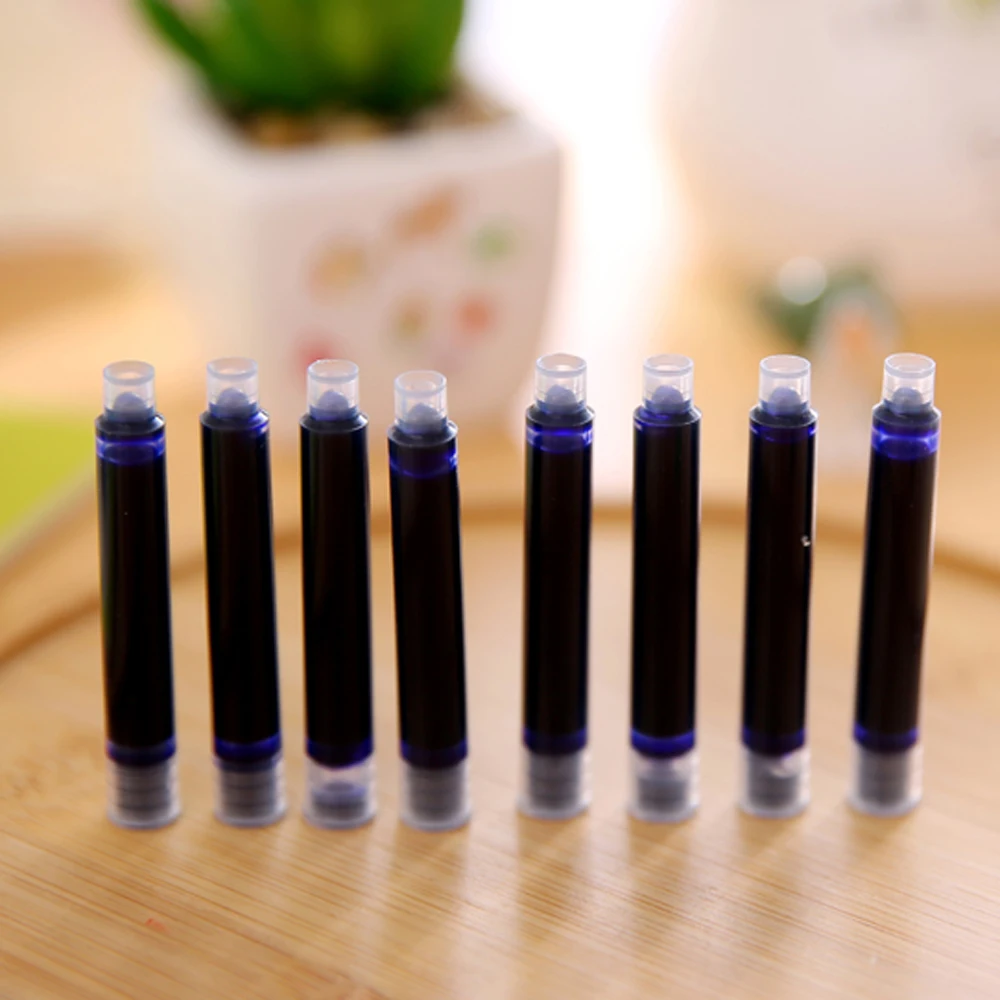 3.4mm fountain pen Ink Cartridges 10pcs COLOR Blue or Black or red green Stationery Office school supplies fountain pen ink cartridges,pen ink refill,fountain pen,fountain pen ink