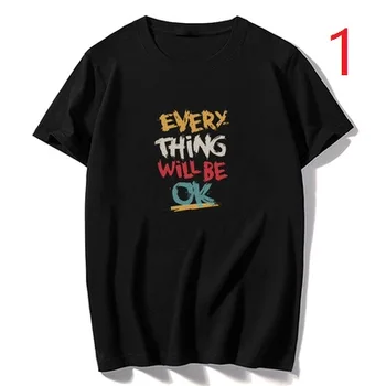

short-sleeved men's t-shirt cotton round neck Korean version of the half-sleeved men's clothing clothes trend loose youth
