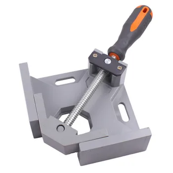 

1PCS Aluminum Single Handle 90 Degree Right Angle Clamp Angle Clamp Woodworking Frame Clip Right Angle Folder Tool WJB41616