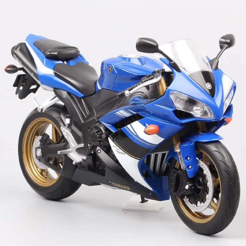 1:10 масштаб welly большой Yamaha YZF-R1 мотоцикл Diecasts и игрушечные транспортные средства гоночный мотоцикл модель игрушка подарок для коллекции детей