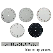37,9 мм часы циферблат для T109610A Мужские кварцевые часы T109 текст часы аксессуары T109610 запасные части
