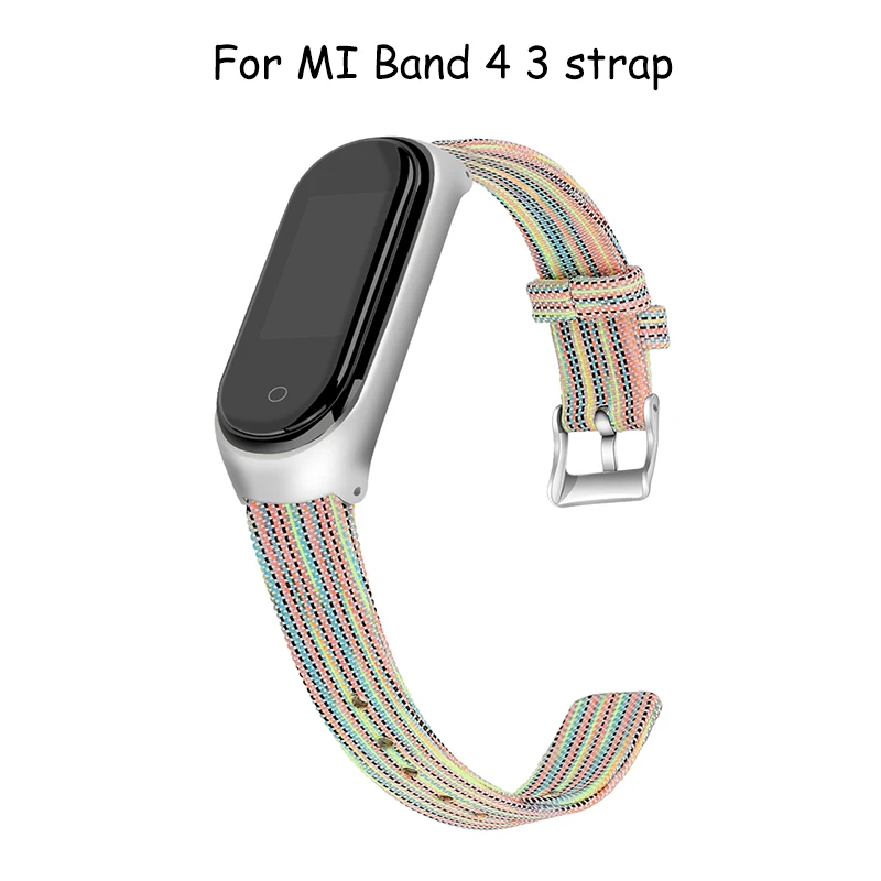 Нейлоновый ремешок для mi Band 4 3 ремешок для спортивных браслетов для Xiaomi mi band 4 браслет из нержавеющей стали металлический чехол для mi band 4 NFC