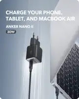 Ładowarka USB, Anker Nano II 30W szybka ładowarka typu C, GaN II ładowarka do telefonu MacBook Air/iPhone 12/13 Mini, do samsunga 2