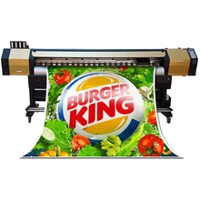 Imprimante couleur en vinyle, traceur, 10 pieds, grand Format, impression de panneaux d'affichage, Machine d'impression numérique Flex autocollant