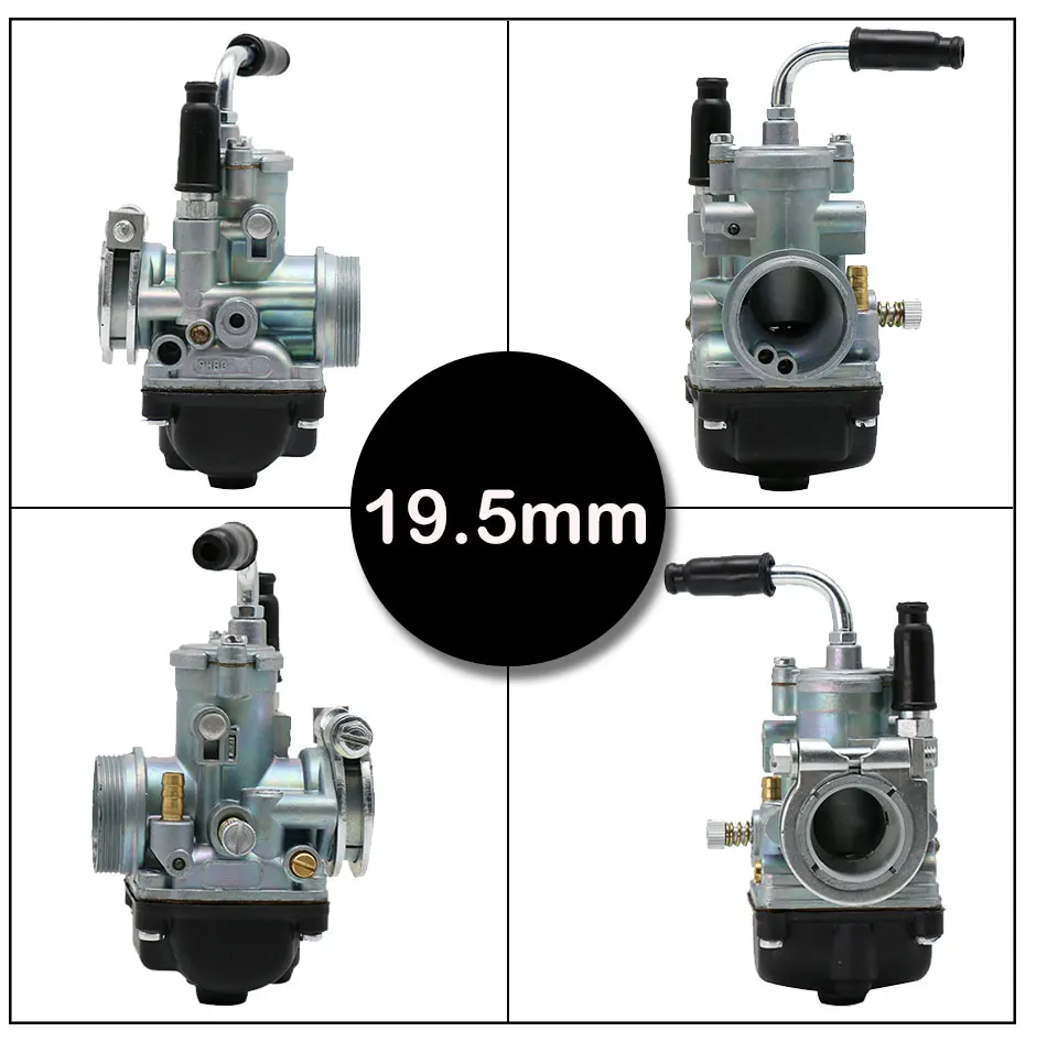Мотоцикл ZSDTRP PHBG карбюратор для 50-100cc для лодок 2-винтовые 17,5 мм 19,5 гоночный двигатель PHBG17.5 PHBG19.5 модель DELLORTO