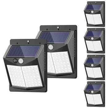

Solar Lights Outdoor, 6 Pack/3 Modes/50LED SEZAC Motion Sensor Security Lights Solar Security Lights IP 65 Wireless Waterproof O