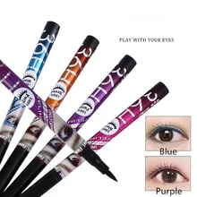 1 шт., черный, синий, фиолетовый, коричневый, 36 H, водостойкий цветной карандаш для подводки глаз, устойчивый к поту, долговечный жидкий карандаш для подводки глаз, карандаш, инструмент для макияжа