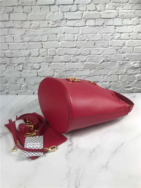 Весна/Лето Новое поступление Оригинальные женские сумки FURLA, высокое качество, маленькие размеры, сумки красного цвета, размер 24 см* 22 см* 16 см