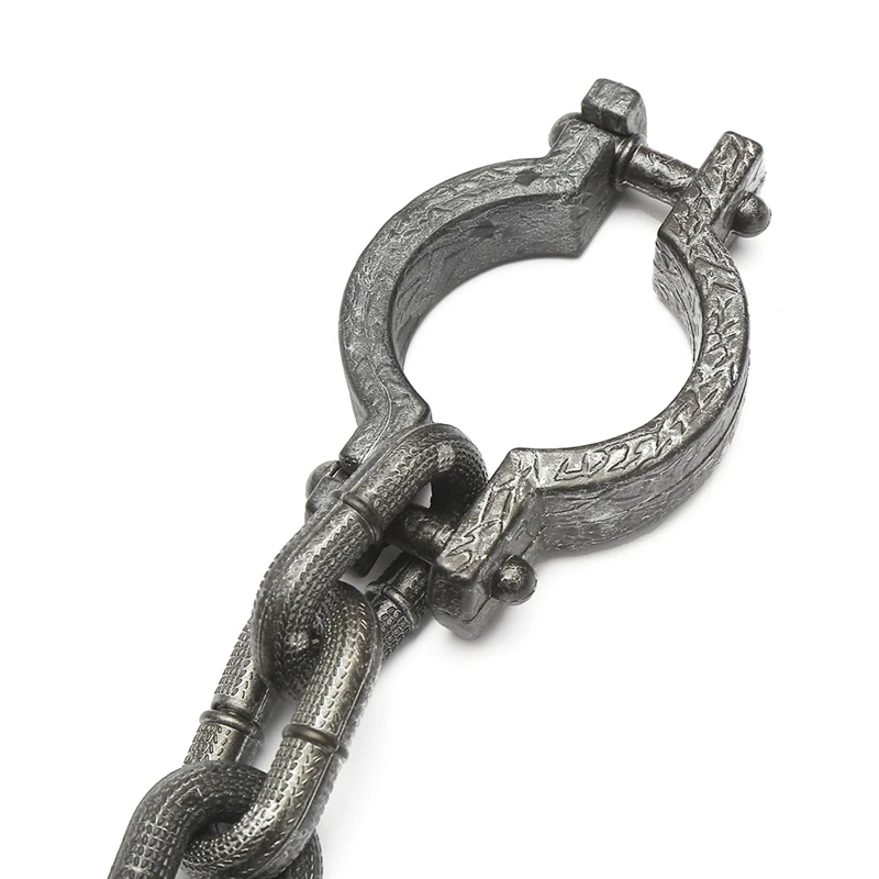Хэллоуин реквизит цепи наручники Косплей игрушка «кандалы заключенного» вверх наручники наручные дужки костюм вечерние реквизит для фокусов
