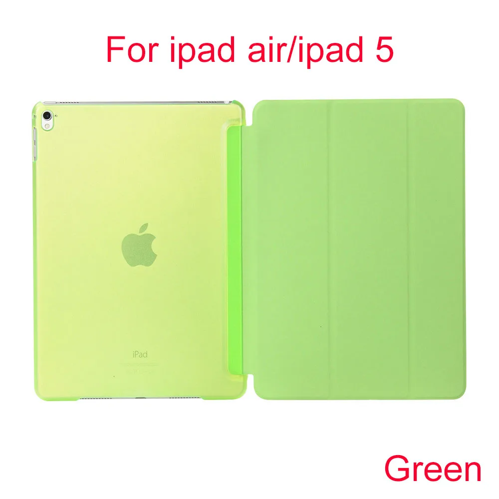 Essidi ультра тонкий прозрачный чехол для ipad air 1 air 2 складной Анти шок планшетный ПК чехол для ipad 5 6 умный чехол - Цвет: For ipad 5 air 1