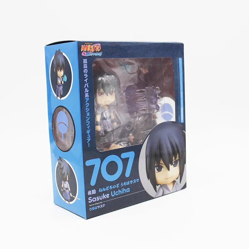 Nendoroid Наруто шиппуден Какаши 724 Jiraiya 886 Uzumaki Наруто 682 Uchiha Sasuke 707 Hyuuga Hinata 879 фигурка игрушка кукла - Цвет: C with colorful box