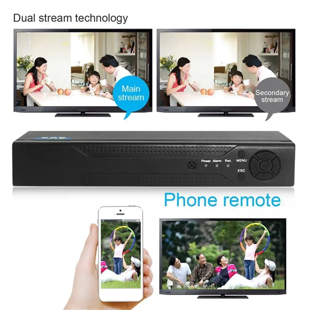 

8 Channels H.264 DVR Surveillance Security 960H Recorder DVR P2P Hard Disk Video Recorder Support Phone Remote Monitoring