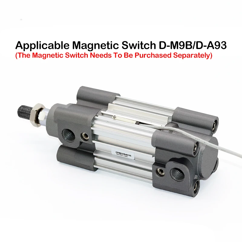 Cilindro Pneumatico SC 40-250 - Alesaggio 40mm, Corsa 250mm, Doppio Effetto, Porta PT1/4'' - Foto 11