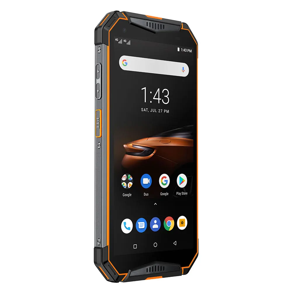 Ulefone Armor 3W IP68 Водонепроницаемый Прочный 10300mAh 5," FHD+ Восьмиядерный 6GB64GB Helio P70 Android 9,0 глобальная версия смартфона