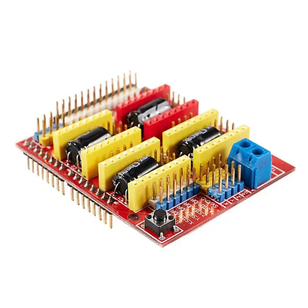 HOT-CNC V3 щит+ UNO R3 для Arduino совместимая плата+ 4x TI DRV8825 StepStick Шаговые драйверы красный+ фиолетовый