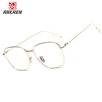 

YT086 New Alloy Computer Glasses Frame Women Men Round Alloy Eyeglass Frame Gold Blue Ligth Unisex Eyeglass