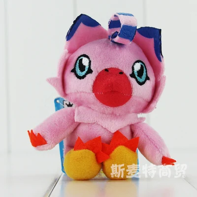 Digimon плюшевая игрушка Agumon gabumon Patamon taftmon Gomamon Piyomon Palmon Tentomon Мягкая кукла-подвеска