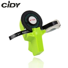 Зеленый цвет MoTex E101 принтер мини DIY Ручная Совместимость для dymo 3D тиснение ручная лента ручная машинка надпись машина