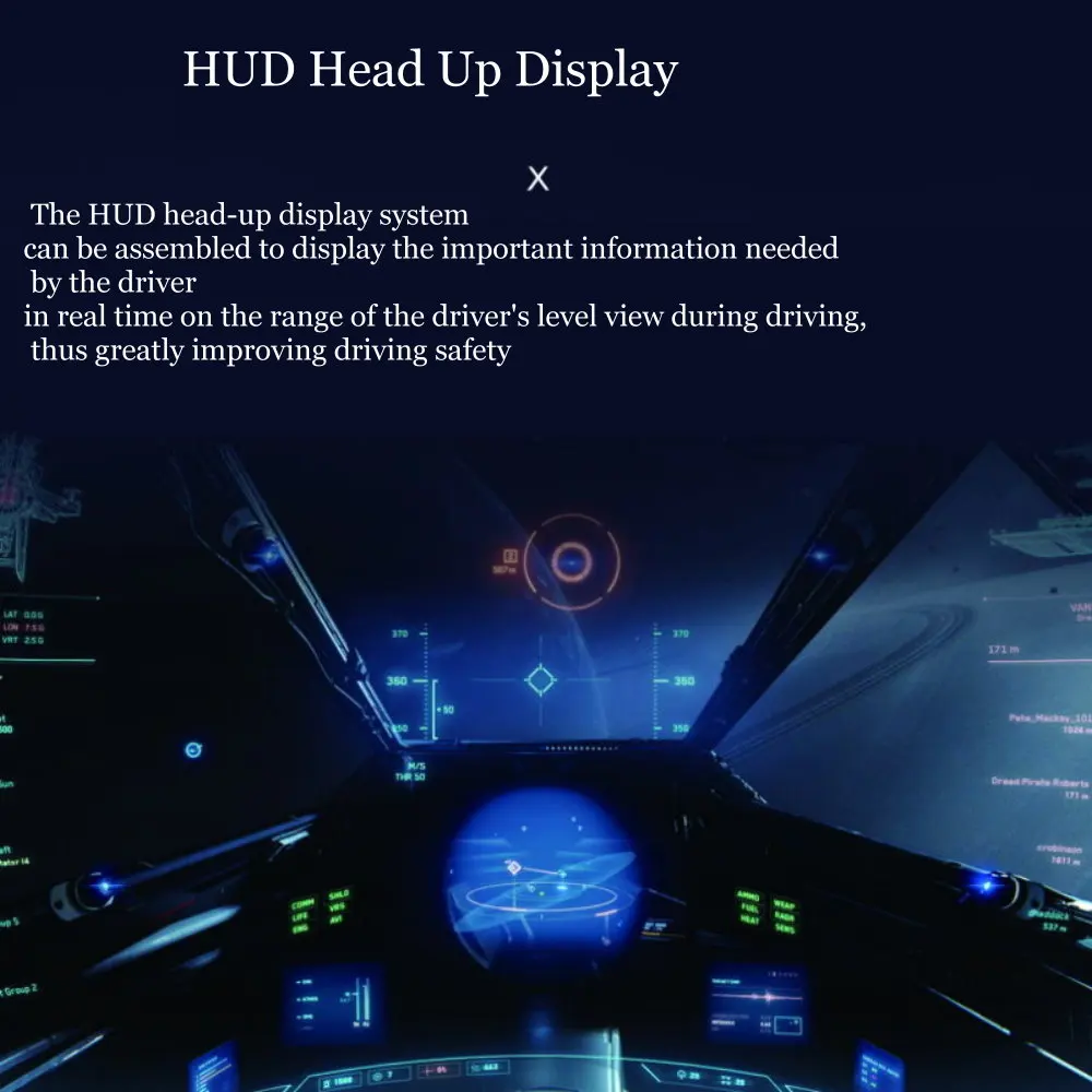 Liandlee Автомобильный дисплей HUD для Toyota Prado 2009~ безопасный экран для вождения OBD II проекционный Спидометр лобовое стекло