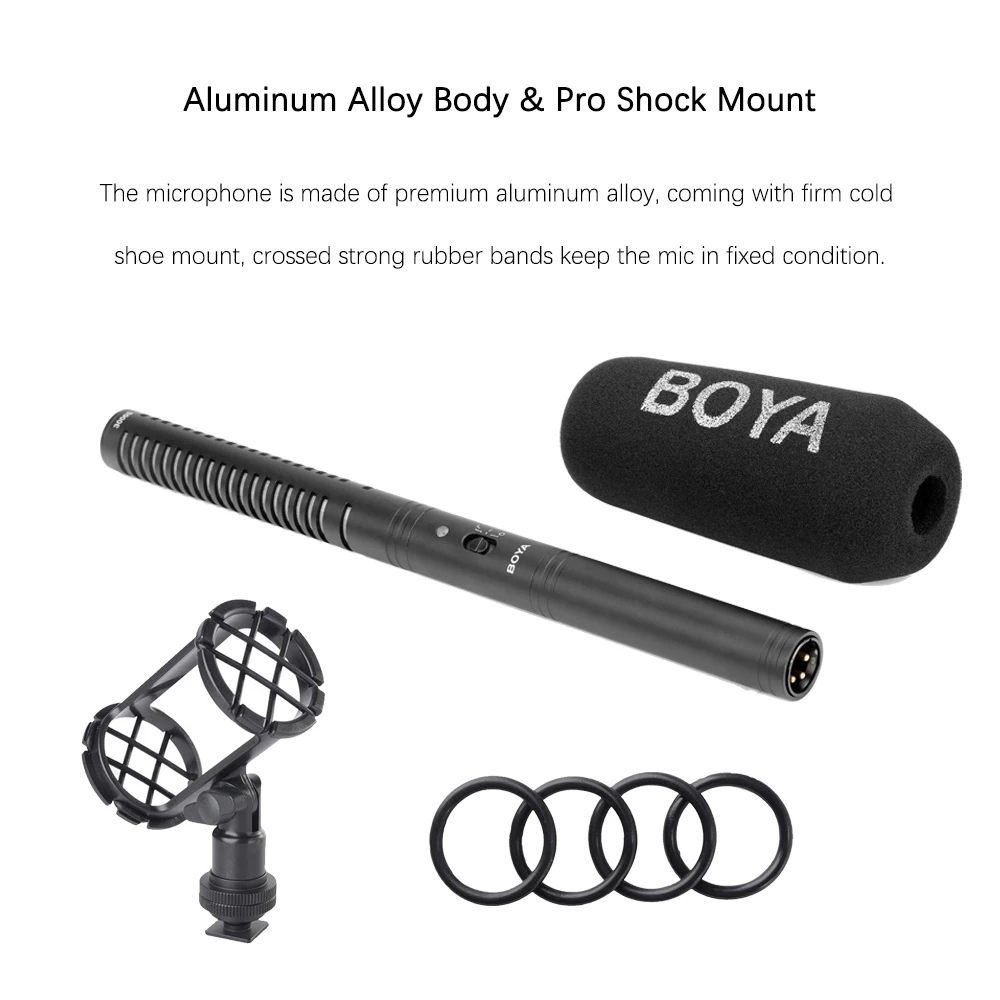 BOYA BY-PVM3000 3 Professional Shotgun Microphone
