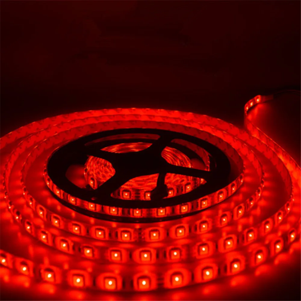 Светодиодная лента 5050 DC12V 60 светодиодов/м гибкий светодиодный светильник RGB