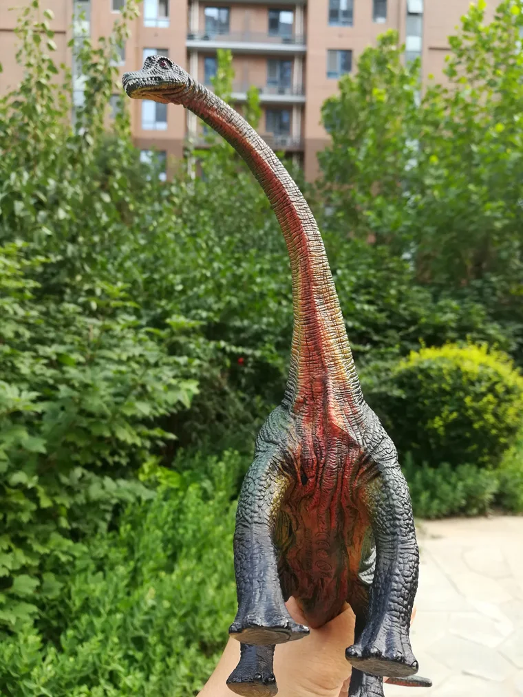 Лошадь ворота Mamenchisaurus большой размер безвкусная модель экстра-модель Sauropod Брахиозавр игрушка динозавр пластик унисекс украшения