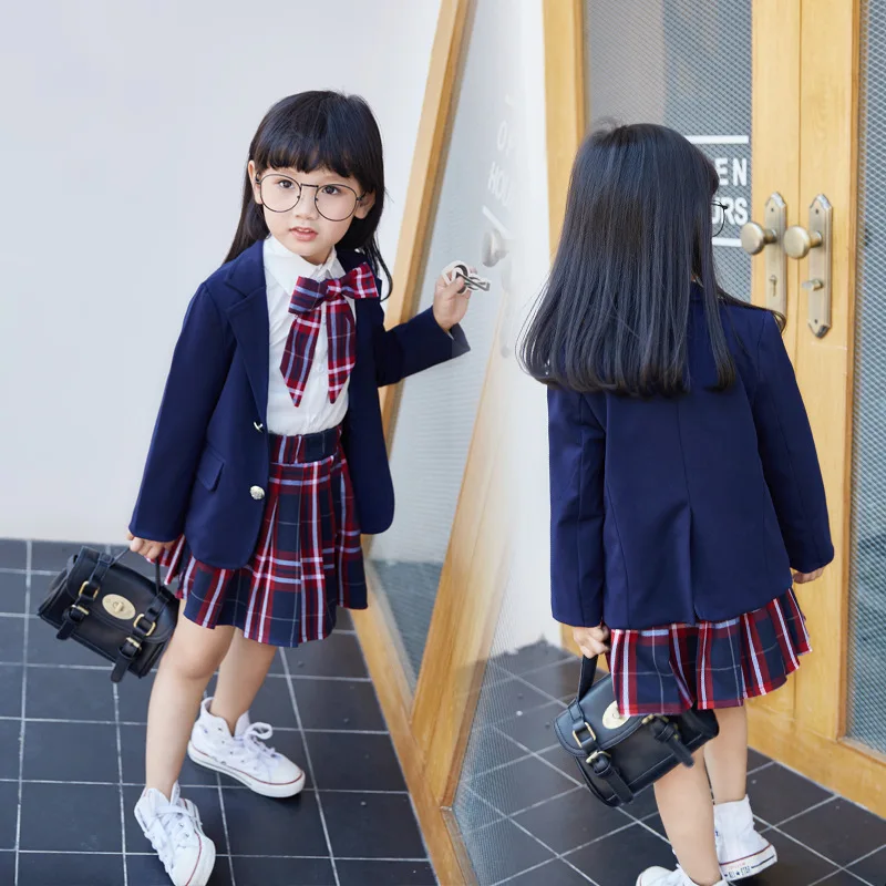 Стильный значок колледжа детские костюмы для отдыха маленьких детей школьная