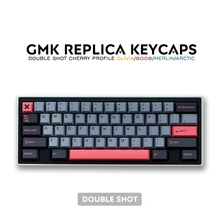 171 chaves duplo tiro cherry perfil gmk olivia/8008/merlin/ártico keycap para gmmk pro nj68 teclado de jogo mecânico